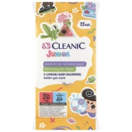 Cleanic Junior Osviežujúce antibakteriálne vlhčené obrúsky 15 kusov