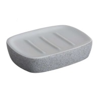 Miska na mydlo Bisk Stone šedá 06312