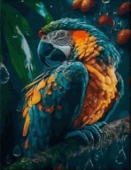 DIAMANTOVÁ MOZAIKA VÝŠIVKA PAPÁJA CREATIVE 30X40 CM