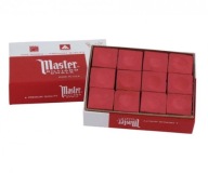 Master billiard krieda 12 ks/bal Červená