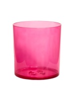 Nádoba, pohár, PC dóza na nalievanie sviečok, 280 ml, ružová transparentná - 1 ks.