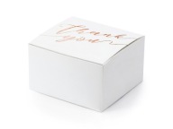 Ďakujem ROSE GOLD boxy 10 ks