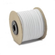 PLOCHÁ GUMA - 11 mm - BIELA ​​- PEGA - BIELA