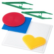 IKEA PYSSLA Formičky na korálky 4 ks + pinzeta 2 ks