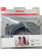 LAN ETHERNET RJ45 CAT 6 HAMA 10 M ZLATÝ INTERNETOVÝ KÁBEL