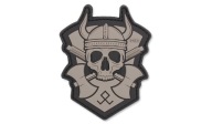 Náplasť 101 Inc 3D Viking s Hatchet sivou