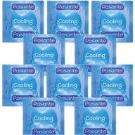 PASANTE COOLING chladivé, stimulačné, rebrované kondómy, 10 ks.