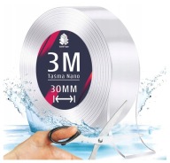 Obojstranná NANO montážna páska, opakovane použiteľná, vodeodolná, pevná, 3M