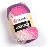 Tieňovaná priadza YarnArt JEANS CRAZY, farba 8206