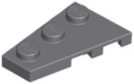 LEGO KRÍDLO TMAVO SIVÁ ĽAVÉ 43723