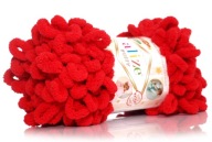 PRIADZA ALIZE PUFFY - Č. 56 ČERVENÁ