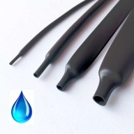 3,2 mm zmršťovacia trubica s čiernym lepidlom