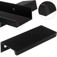 HRANA MATNÁ ČIERNA ÚCHYTKA NÁBYTKOV LOFT 230 mm