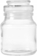 Bezfarebná sklenená dóza na sójové sviečky, 205 ml