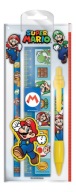 Super Mario pero, ceruzka, strúhadlo, guma