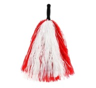 POMPON CHEERLEADER BIELA ​​A ČERVENÁ