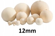 Korálky drevené guličky DIY handicraft 12mm 50ks