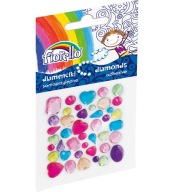 Samolepiace diamanty Fiorello, tvary, mix farieb