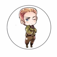 Hetalia Germany 58mm anime špendlík