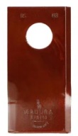 Pravá rotačná kosačka nôž 93x47x3 mm otvor Ø 19 mm Krone
