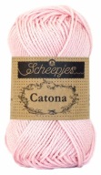 Priadza Scheepjes Catona 238 / 50 g - púdrová ružová
