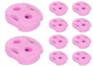 STOPKY SVORKA KONCA LINKY 3mm 10ks Ruž