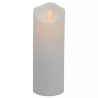 Úzka vložka na sviečku pohyblivá Flame White 5x15 cm Cortina C53
