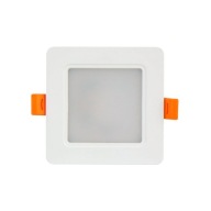 Zapustený podhľadový panel štvorcový 5W 230V biely