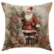 Obliečka na vankúš 45 x 45 cm vianočný motív BOHO POD113