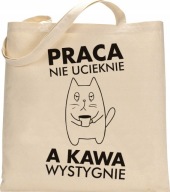 EKO NÁKUPNÁ TAŠKA SHOPPER S Vtipnými Šnúrkami, HRUBÁ BAVLNA - RW13