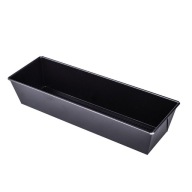 Forma na tortu, klasická forma, kovová forma SNB, čierna, 35x11 cm