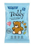 CIBI mini TEDDY corn puffs mrkva a tekvica od 7 mesiacov GILFREE. (