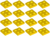 LEGO 3022 TANIER 2x2 žltý NOVINKA (10g) 16 ks.