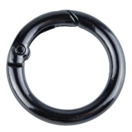 OTVÁRACÍ KRUH SHAKEL KARABÍNA KRUHÁ 20MM - ČIERNA