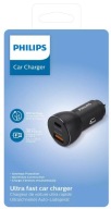 Philips VÝKONNÁ nabíjačka do auta USB / Typ C a Typ A - 3 000 mA 36 W