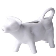 PORCELÁNOVÁ DŽVNA NA MLIEČKU KRAVA NA KRÉM