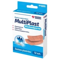 Family Health MultiPlast vodeodolné náplasti s obväzmi, 12 kusov