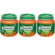 Bobovita Mrkva po 4 mesiacoch Sada 3 x 125 g