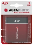 1x Agfa Photo 3R12 4,5V zinkovo-uhlíková plochá batéria