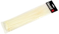 SVORKY NA DRÔTY 190X4,7MM biele 50 ks 11002/15