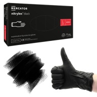 Nitrilové rukavice BLACK MERCATOR NITRYLEX čierne AQL 1,5 100 ks