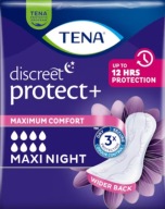 Tena Discreet Protect+ Maxi Night absorpčné vložky 12 ks.