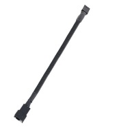 Predlžovací kábel pre PWM ventilátor, 4 pin, 27 cm, opletený adaptér