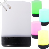 LED nočné svetlo rgb usb farba do obývačky spálňa 2 režimy 8 farieb