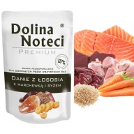 DOLINA NOTECI Prémiové krmivo pre psov Miska z lososa 100g