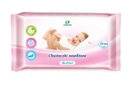 4X Vlhčené UBROÚRKY PRE DETI, UZATVORENÉ S ALOE VERA, BEZALKOHOLU LEWIATAN