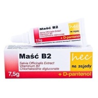 B2 hec masť na vyrážky 7,5g