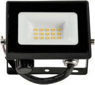 Halogénový LED reflektor 10W 4500K SLIM 2v1 s možnosťou pripojenia senzora