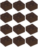 LEGO 3003 BRICK 2x2 hnedá ci. NOVINKA (15g) 12 ks