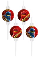 Papierové slamky LEGO NINJAGO - 4 KUSY - 1041